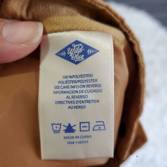 Wild blue suede skirt - Picture 5 of 9